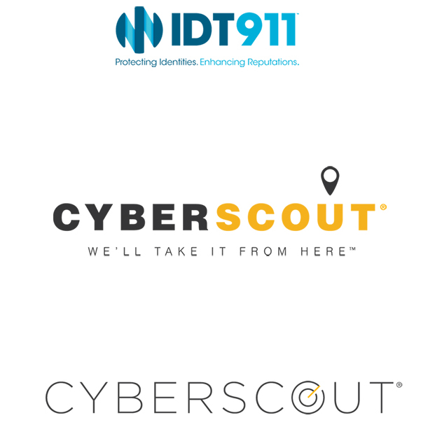 Cyberscout logo before and after the rebrand