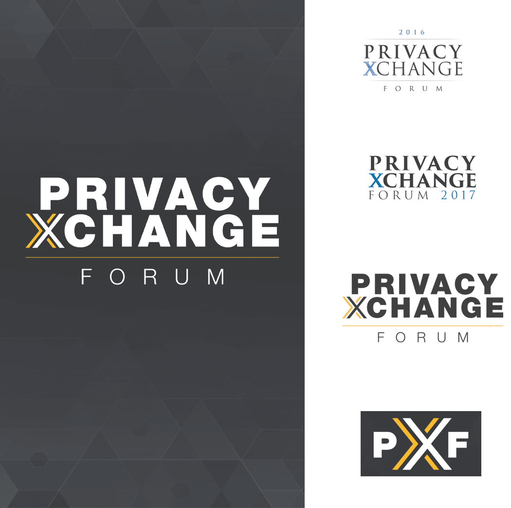 Privacy Xchange Forum logos through the years